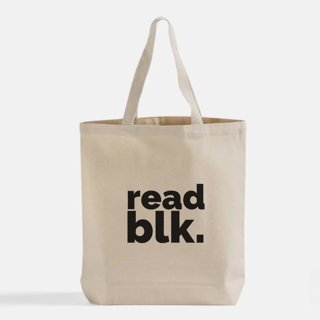 READ BLK. Signature Canvas Tote Bag