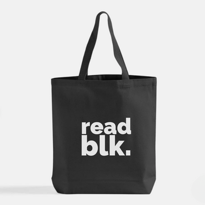 READ BLK. Signature Canvas Tote Bag