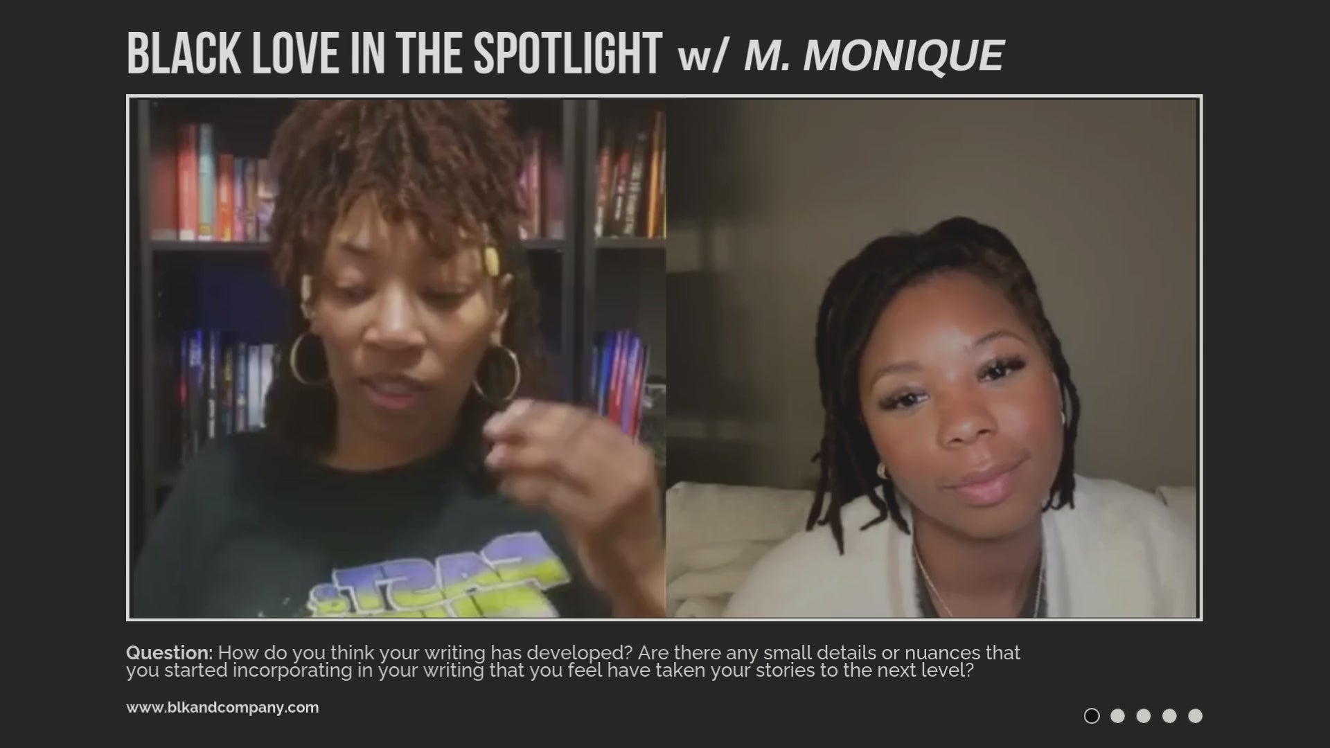 Load video: Conversation w/ Author